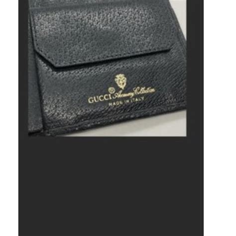 black gucci card wallet|vintage Gucci wallet black.